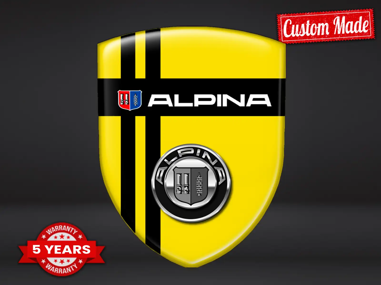 Alpina Personalisierte Logosticker Stilvoll Robust Anpassbar